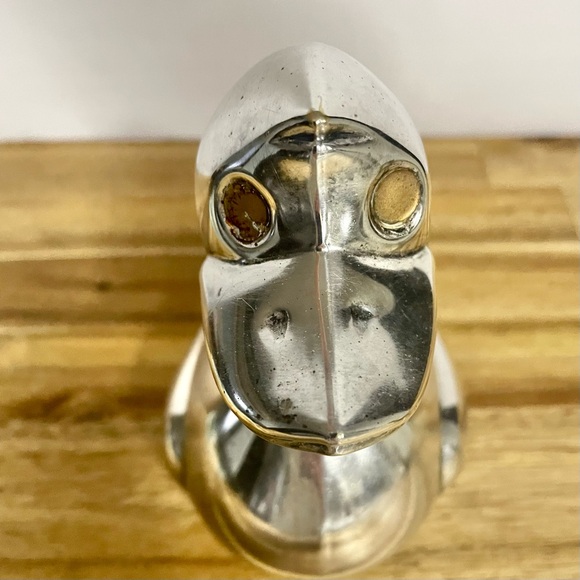 Vintage Silver Plate Denmark DUCK Piggy Bank Figure 1950’s - Picture 6 of 9